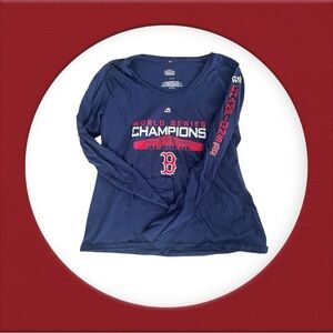 Majestic Boston Red Sox 2018 World Series Champions Long Sleeve Tee